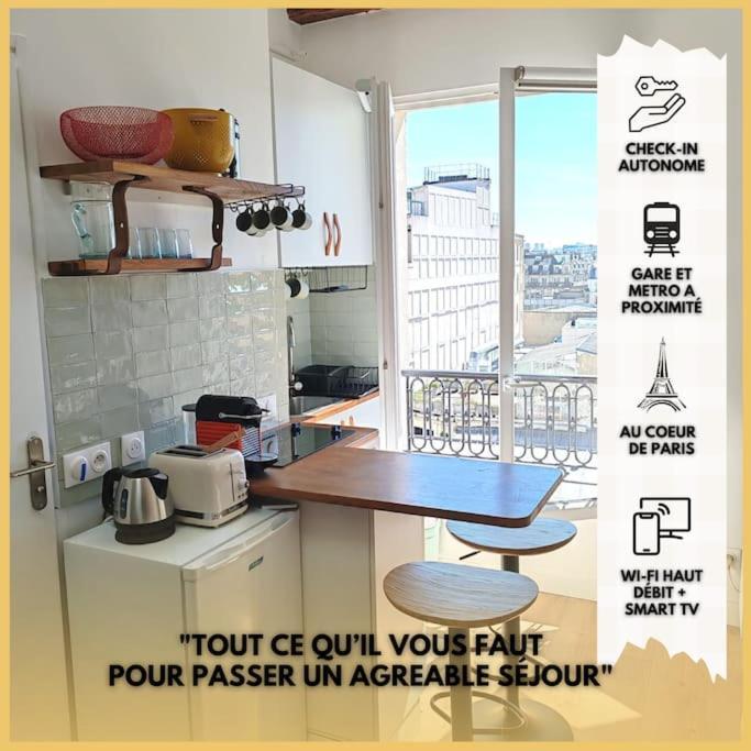 La Parisienne - Au Centre De - Lumineux - Vue Panoramique Apartment Paris